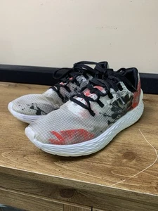 NOBULL Cactus Blossom Shoes Women 9.5 Men 8 White Black Red Translucent Ripstop - Picture 1 of 10