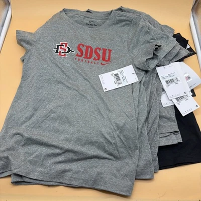 Lot of 15 Nike NCAA SDSU Aztecs Graphic T-shirt Toddler 3T-7 w/ Imperfections - Image 1 of 4