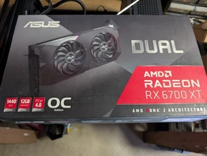 ASUS AMD Radeon RX 6700 XT 12GB OC GDDR5 Graphics Card  - Picture 1 of 7