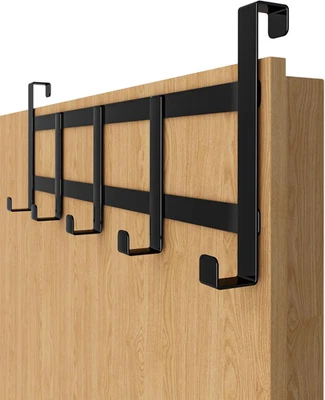 Appendiabiti Da Porta - Attaccapanni Da Porta Nero, Salvaspazio - Appendini Da P - Immagine 1 di 4