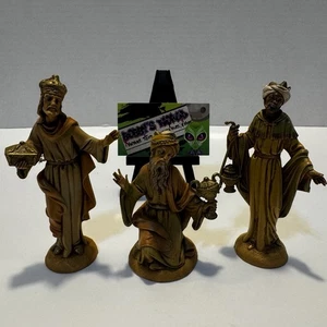 VTG 1983 Fontanini Nativity Set The Three Kings/Wisemen Made In Italy - Picture 1 of 14