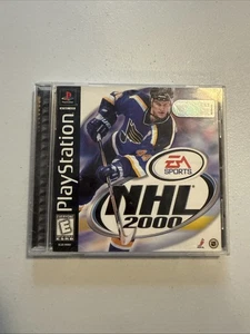 NHL 2000 (Sony PlayStation 1, 1999) PS1 Complete CIB - Tested Video Game Works - Picture 1 of 15