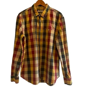Levi's Made & Crafted Long Sleeve Shirt Men's Size 3 Large Plaid Multicolor - Picture 1 of 7