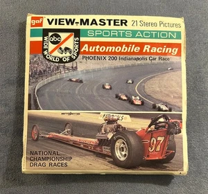 AUTOMOBILE RACING  PHOENIX 200  INDY CAR RACE  VIEW MASTER  B 948  1970 - Picture 1 of 4