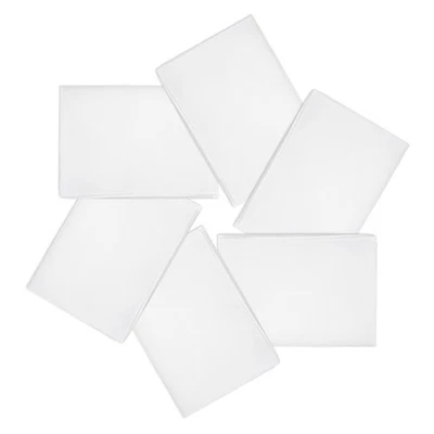 6Pcs 21"x21" Large Solid Color Bandanas Bulk Blank Head Bandannas White Foto 1 de 4