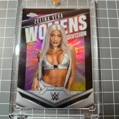 2025 Topps Chrome WWE Zelina Vega Women’s Division Black /10 - Image 1 of 2