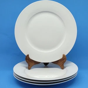 Royal Worcester Neo Classic White 11" Dinner Plates Set of 4 Discontinued - Picture 1 of 16