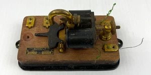 J.H. Bunnell & Co. Telegraph Relay Type 2-7 150 Ohms - Untested *No Key* - Picture 1 of 6