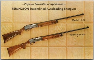 Postal Publicitaria Vintage REMINGTON RIFLES / Modelo 11-48 y "Sportsman-48" - Imagen 1 de 2