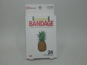 Bioswiss Verband Pflaster steril selbstklebend Erste Hilfe Ananas Kinder 24er Pack - Bild 1 von 3