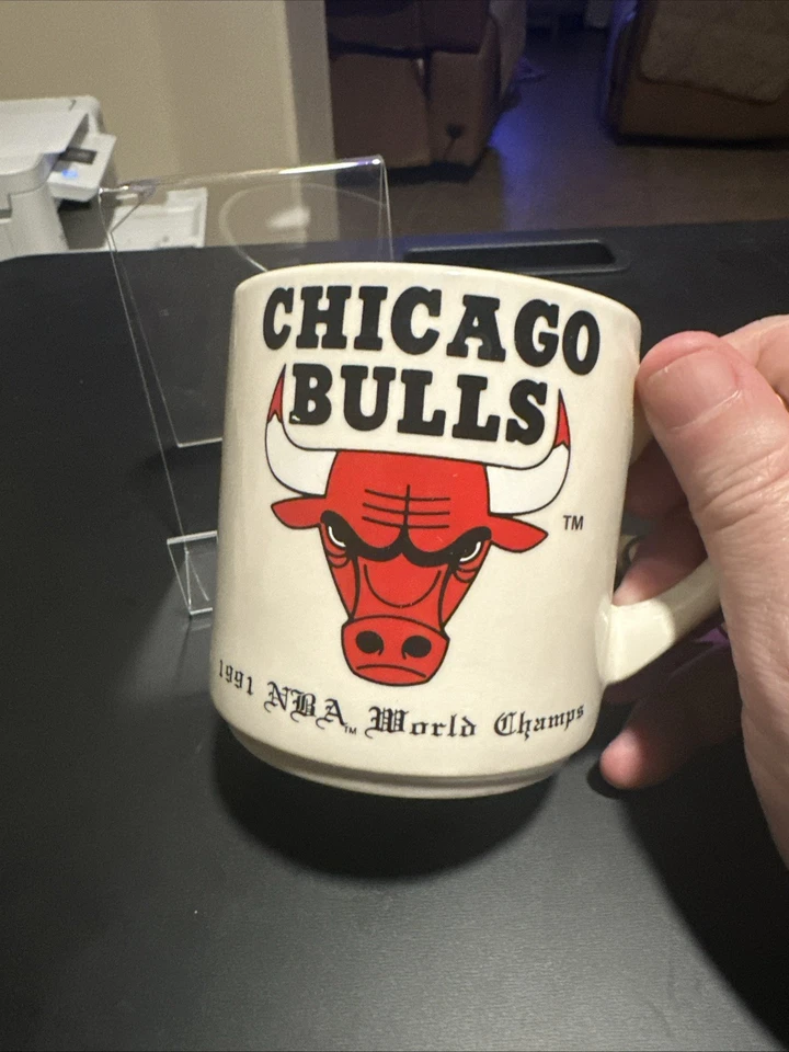 Chicago Bulls Coffee Mug 1991 NBA Eastern Conference Champs Michael Jordan - Image 1 of 1