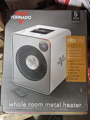 Vornado VMH500 Whole Room Metal Heater with Auto Climate - White - Image 1 of 2