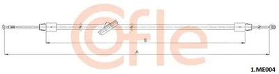 Câble de frein à main centre 1.ME004 COFLE pour MERCEDES-BENZ VIANO - Photo 1/4