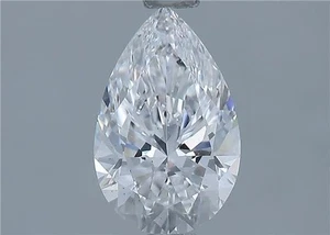 Pear Cut 1.02 Carat Cert. GIA Natural Mined Diamond Loose D color VS2 clarity - Picture 1 of 2