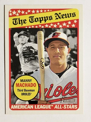 2018 Topps Heritage #292 Manny Machado - Image 1 of 2