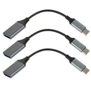 3 Pcs Otg Cable Type Usb to Type-c Adapter 3.0 Convert - Afbeelding 1 van 12