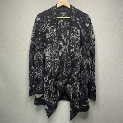 Suéter Cárdigan Grande Acogedor Boho Lucky Brand Azteca Suroeste Foto 1 de 4