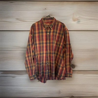 Bob Timberlake Plaid Flannel Shirt Men's 2 XL - Image 1 of 4