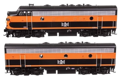 Walthers 11400 EMD F7 A-B Locomotive Set Standard Bessemer/Lake Erie #715A/715B - Image 1 of 4