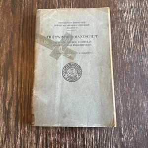 Swimmer Manuscript: Cherokee Sacred Formulas And Medicinal Prescriptions 1932 - Picture 1 of 14