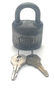 Candado Vintage Cerradura CORBIN con Llaves Acero Endurecido Resistente - Llave HECHA EN EE. UU. 708 - Imagen 1 de 3
