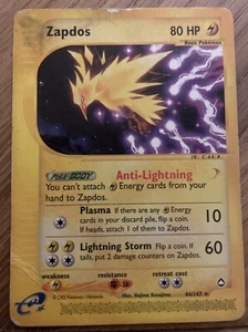Zapdos 44/147 Aquapolis Non-Holo Rare Heavily Played WOTC 2002 - Bild 1 von 2