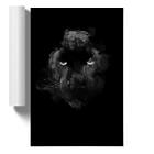 Black Panther In The Shadows In Abstract Animal  Unframed Wall Art Poster Print