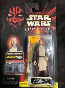 Hasbro Star Wars Qui-Gon Jinn Of Naboo mit Lichtschwert und Griff Actionfigur - Bild 1 von 2