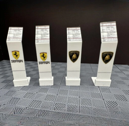 Diorama 1/18 Car Display Board Model Car Showroom Garage Scene Model Accessories - Image 1 of 4