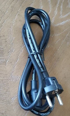 HO5VV-F EUROPEAN COMPUTER cable POWER CORD 6ft 3G0.75 MM2 baohing GTSA-3 N14586 - Image 1 of 4