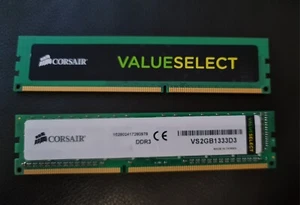 Corsair Value Select VS2GB1333D3 2GB 1333MHz 1Rx8 PC3-10600 DDR3 RAM Memory - Picture 1 of 1