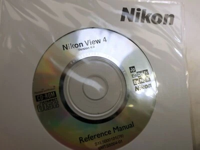 Reference Manual for Nikon View 4 Coolpix WINDOWS CD software disc   - Image 1 of 4