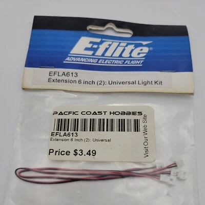 E-Flite EFLA613 Extension 6 Inch (2): Universal Light Kit - Image 1 of 3