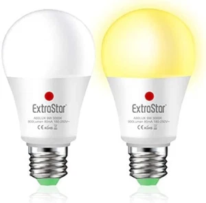 EXTRASTAR Lampadina Con Sensore, E27 Lampadine LED Con Sensore Crepuscolare Da E - Imagen 1 de 12