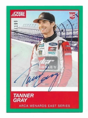 2020 Score Autographs #7 Tanner Gray Auto 125/199 RC SP Rookie - NM-MT - Image 1 of 2