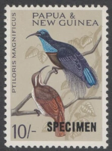 PNG 10 CHELINES ESPÉCIMEN DE PÁJARO MNH - Imagen 1 de 1