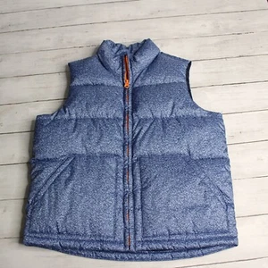 Gap Boy's Sleeveless Puffer Jacket Vest Youth Size M 8 Blue Winter - Picture 1 of 7