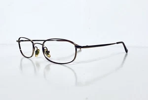 RayBan Rose Gold Metal Oval Rectangular Glasses Italy RB 6040 47 19 135 - Picture 1 of 12