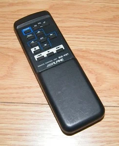 Genuine Alpine RUE-4127 Black Radio Remote Control Unit With Battery Cover - Picture 1 of 2