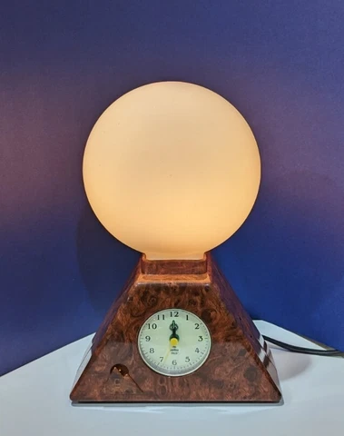 Vintage Bio-Brite The SunRise Clock 5G63 Simulated Wood Tested Working 1998 Cover