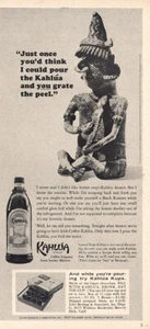 1966 Kahlua: Pour the Kahlua and You Grate the Peel Vintage Print Ad - Picture 1 of 1