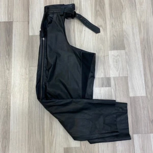 Harley Davidson Black Leather Solid Chaps Womens - Picture 1 of 11