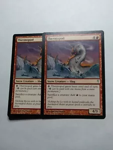 2x x2 Termópodo Coldsnap Rojo Común TARJETA DE REUNIÓN MÁGICA j11 - Imagen 1 de 1
