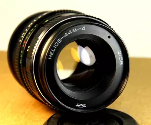 KMZ Helios 44 2/58 obiettivo sovietico con obiettivo bokeh morbido Vintage / M42 per Canon EF - Foto 1 di 20