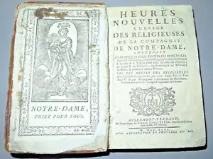 RARE PRAYER BOOK of the Company of Our Lady - Catholic Liturgy, Breviary 1746 - Foto 1 di 24