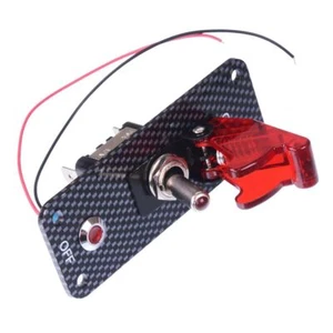Red LED Toggle Switch Panel with Indicator 12V Automotive - Picture 1 of 2