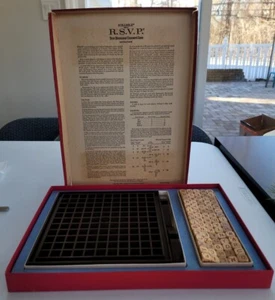 VINTAGE  Scrabble RSVP 3D Crossword Game ALL PIECES, 1966 - Picture 1 of 8