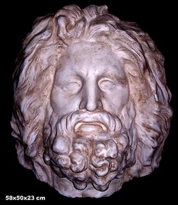 Greek Art Sculpture Zeus Mask Home Garden Decor Wall Plaque Hermitage Huge 58cm - Picture 1 of 1
