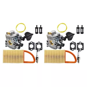 2PCS For C1Q-S183 For BR500 BR550 BR600 Backpack Leaf Blower Carburetor US - Picture 1 of 14