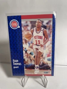 1991-92 Fleer - #64 Isiah Thomas - Picture 1 of 2